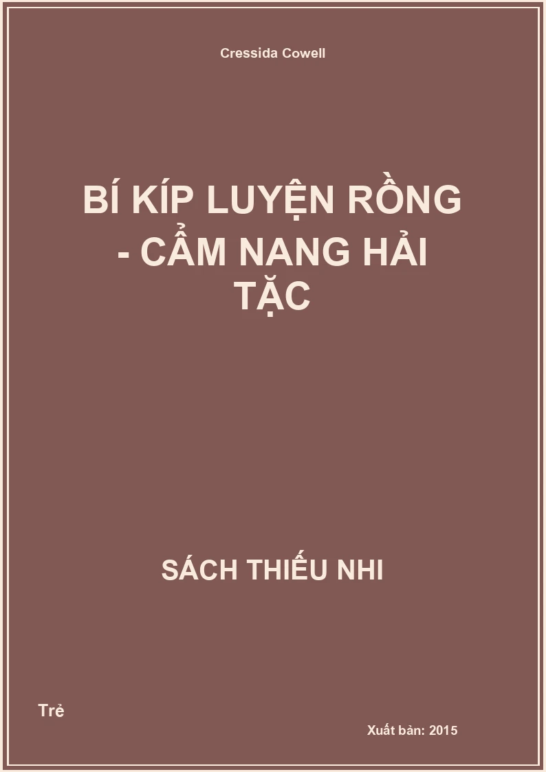Bí kíp luyện rồng - Cẩm nang hải tặc