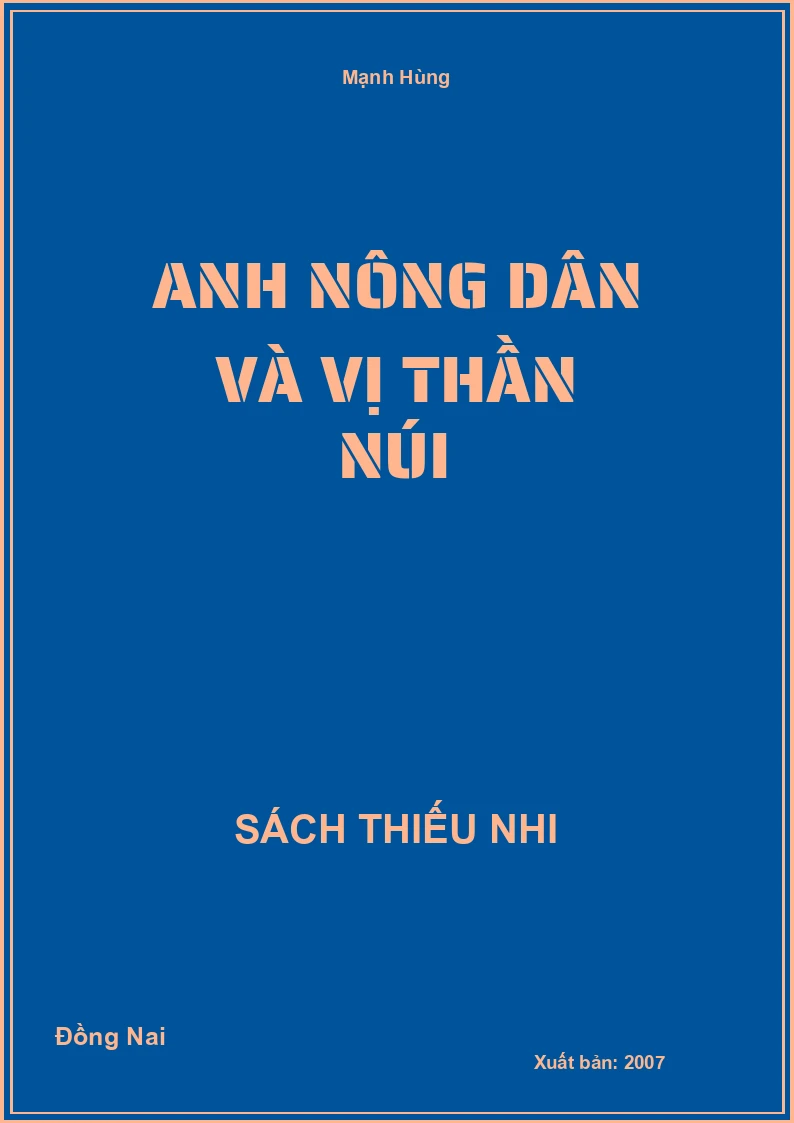 Anh nông dân và vị thần núi