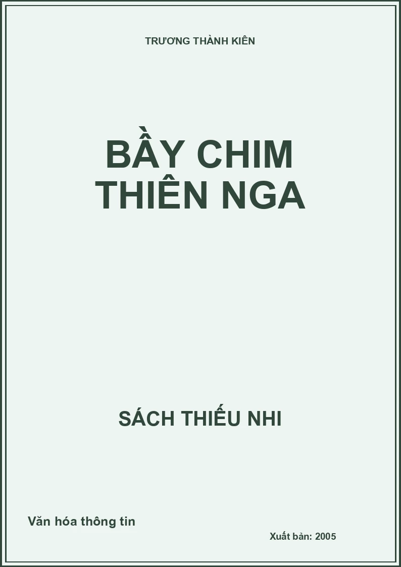 Bầy chim thiên nga