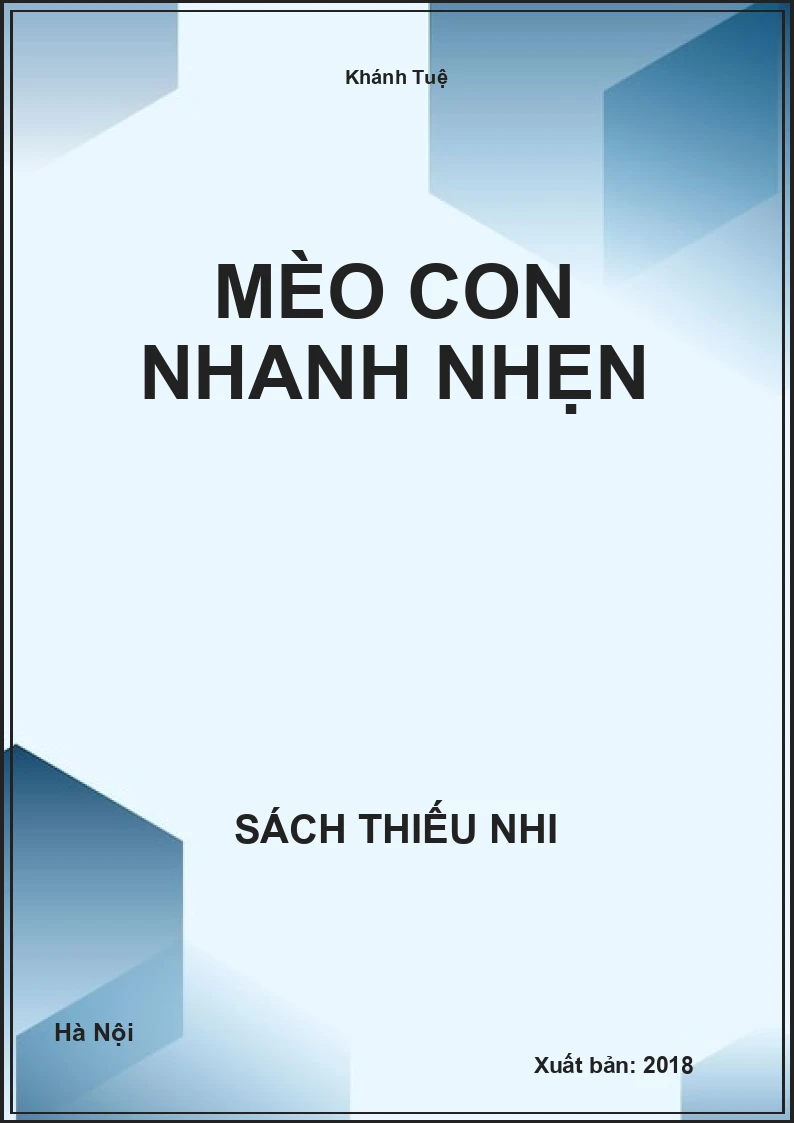 Mèo con nhanh nhẹn