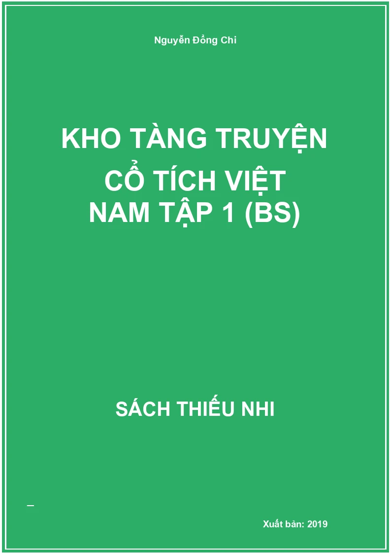 Kho tàng truyện cổ tích Việt Nam tập 1 (BS)