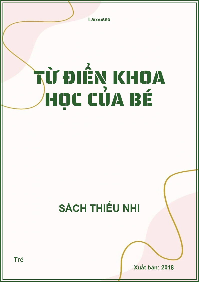 Từ điển khoa học của bé