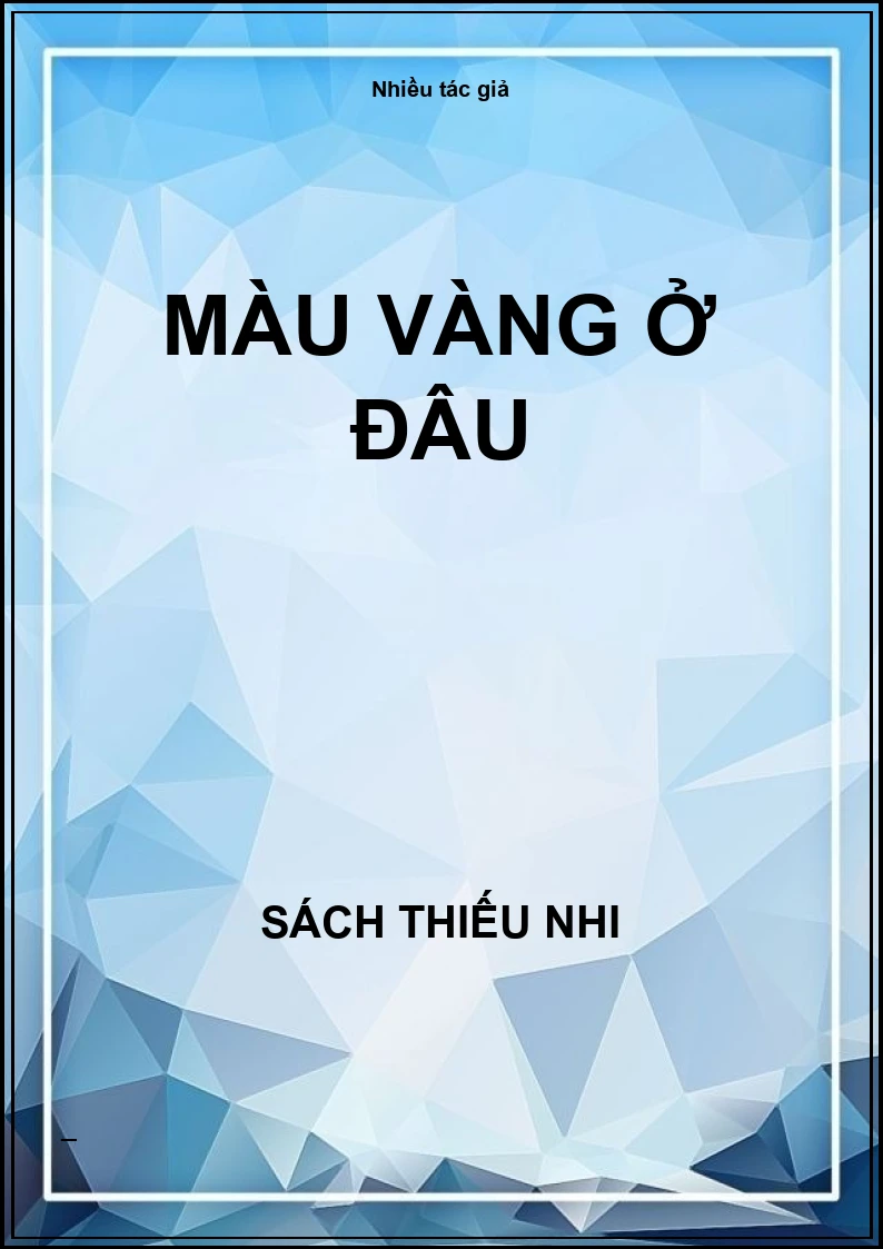 Màu vàng ở đâu