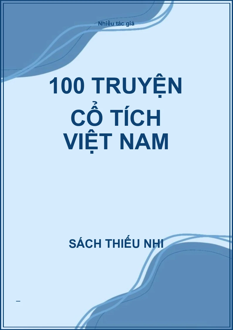 100 truyện cổ tích việt Nam
