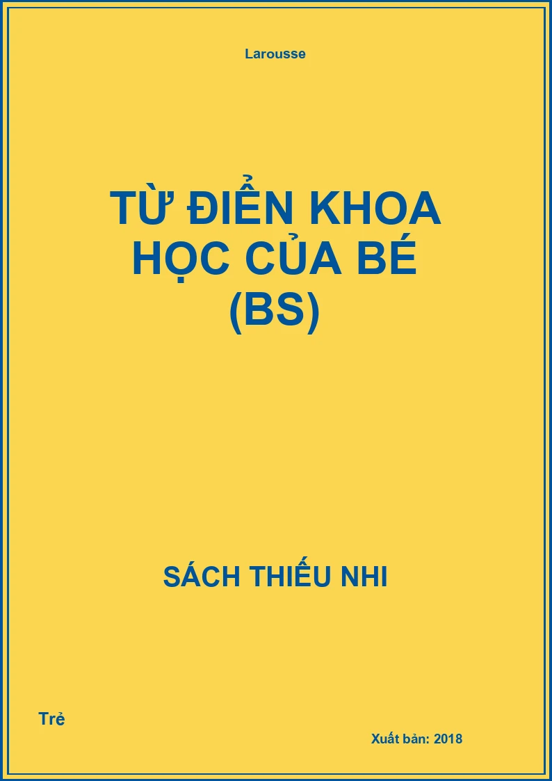 Từ điển khoa học của bé (BS)