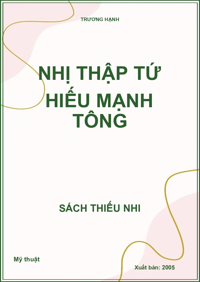 Nhị thập tứ hiếu Mạnh Tông