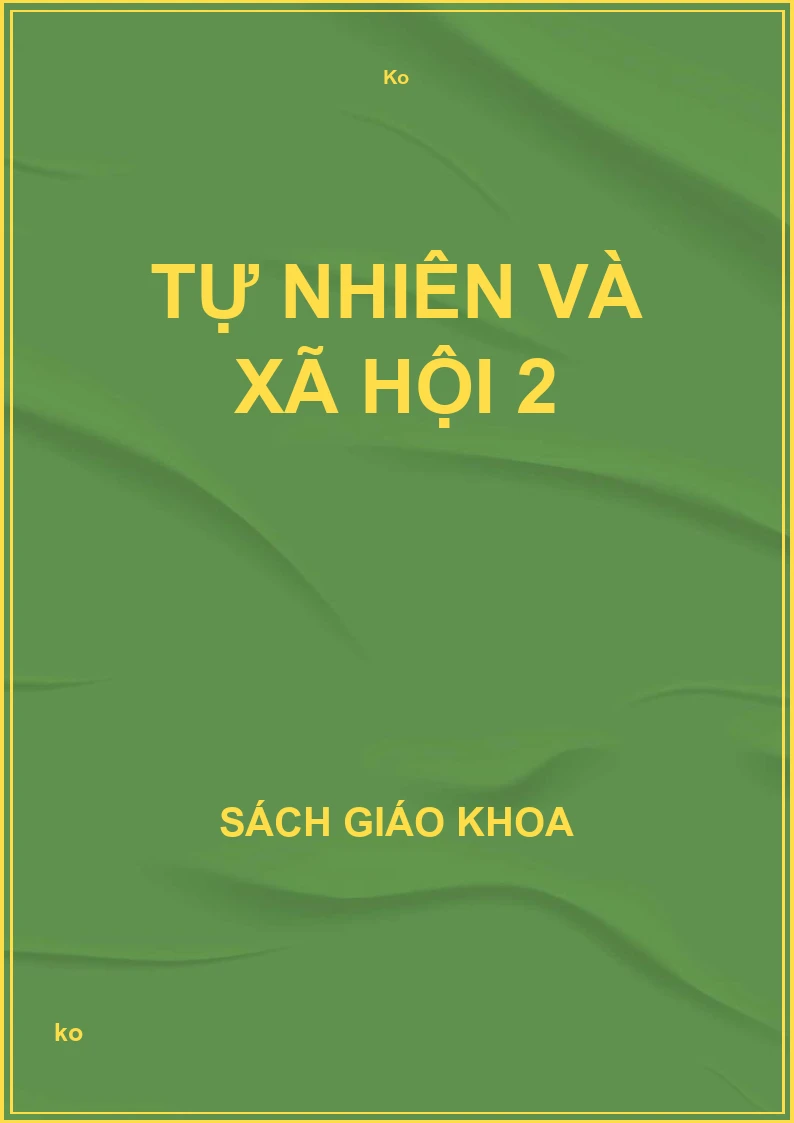 Tự nhiên và Xã hội 2