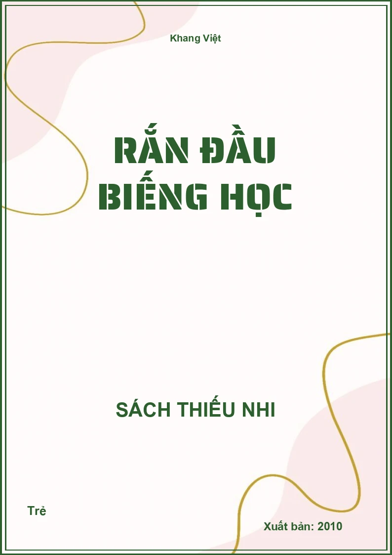 Rắn đầu biếng học
