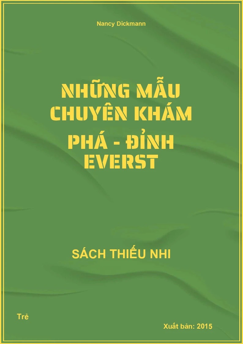 Những mẫu chuyên khám phá - Đỉnh Everst