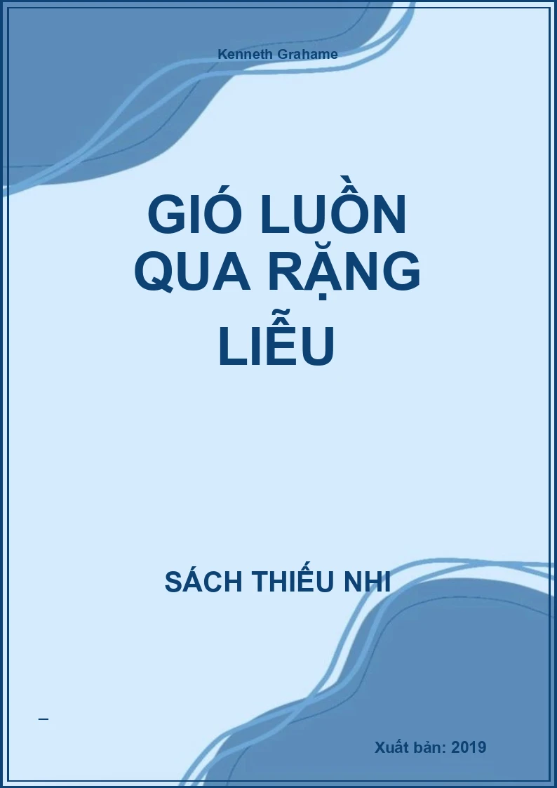 Gió luồn qua rặng liễu