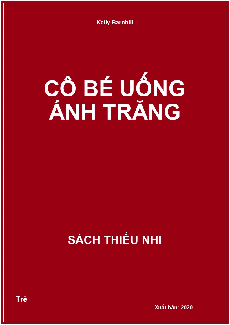 Cô bé uống ánh trăng