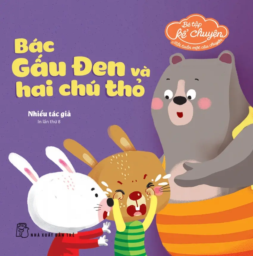 Bác gấu đen và 2 chú thỏ