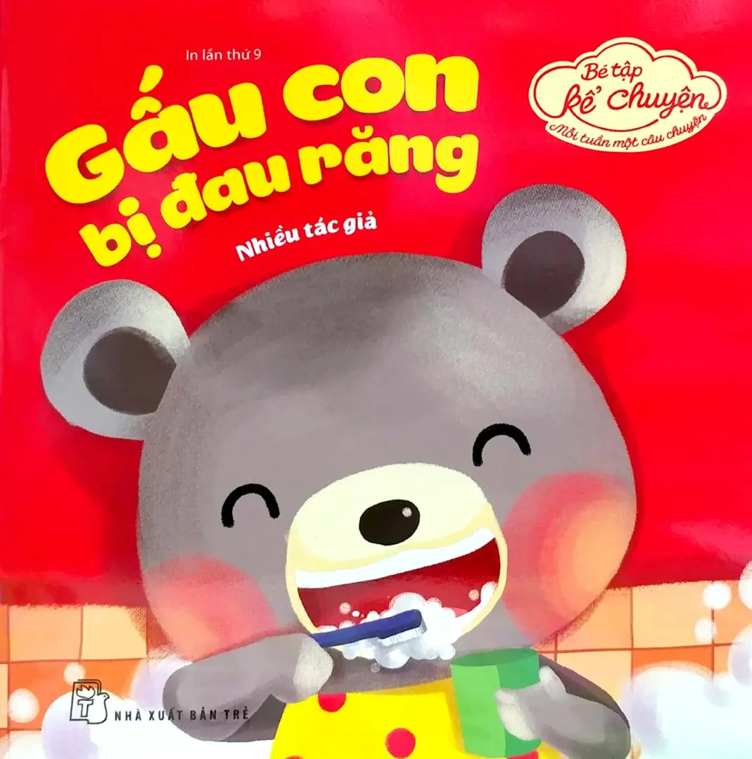 Gấu con bị đau răng