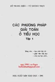 Các phương pháp giải toán ở tiểu học tập 1