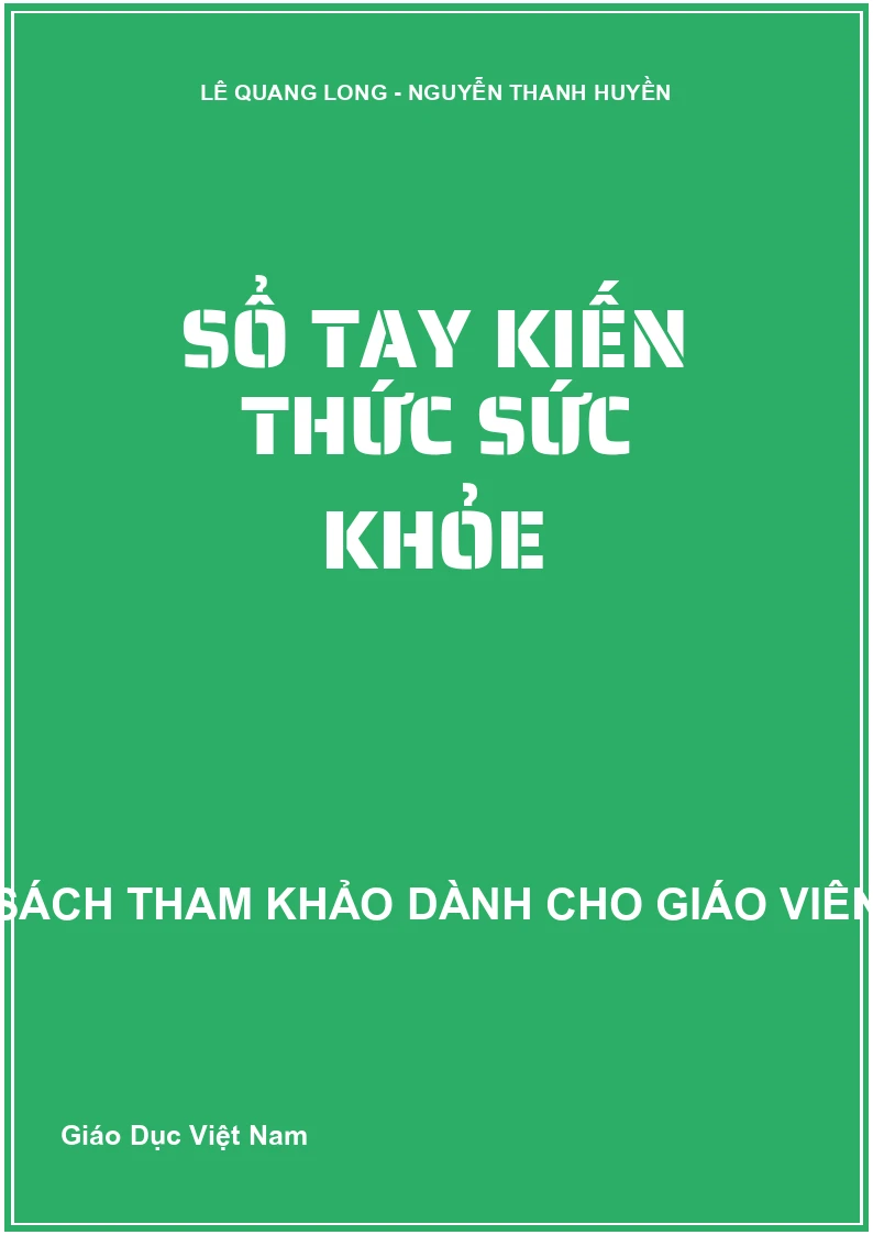 Sổ tay kiến thức sức khỏe