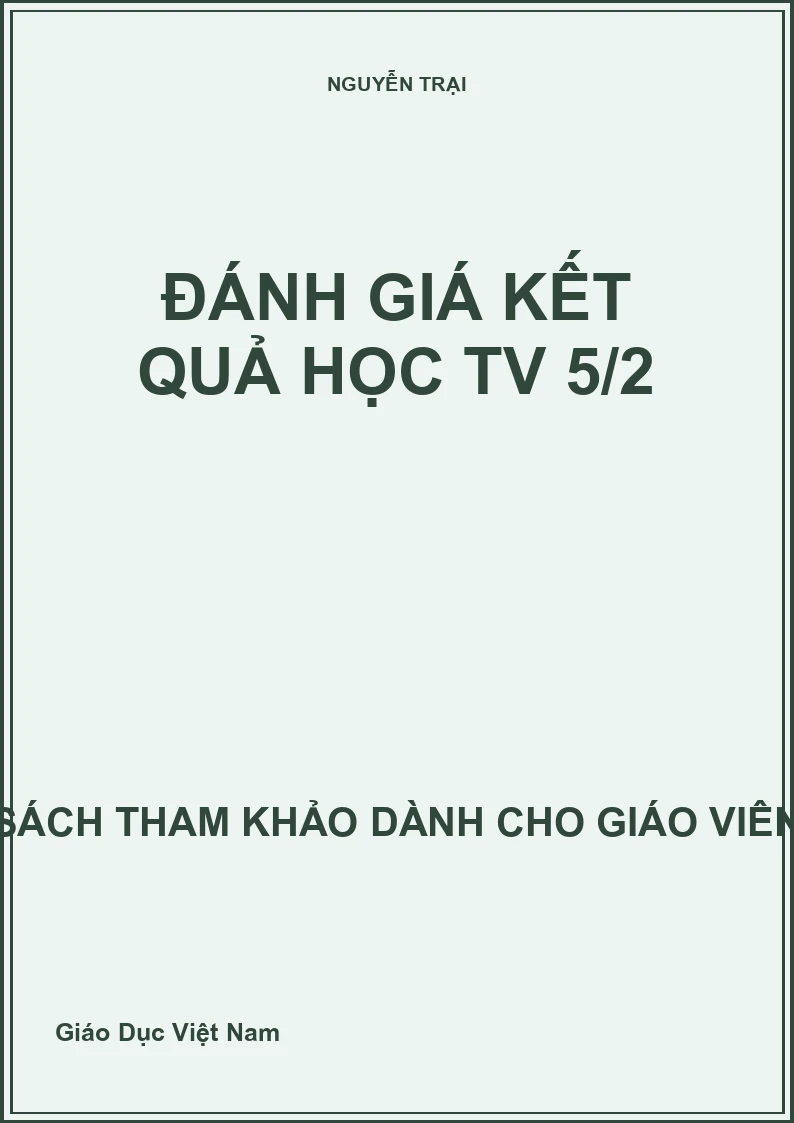 Đánh giá kết quả học TV 5/2