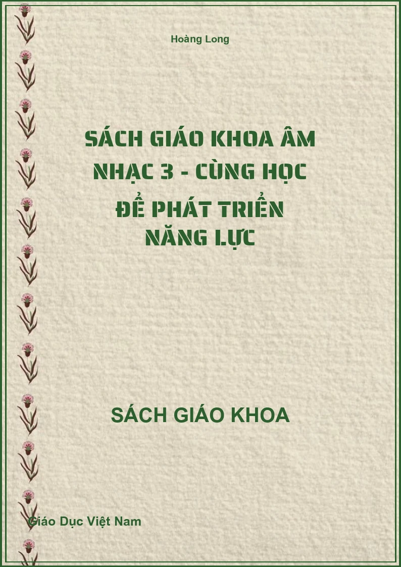 Sách giáo khoa Âm nhạc 3 - Cùng Học Để Phát Triển Năng Lực