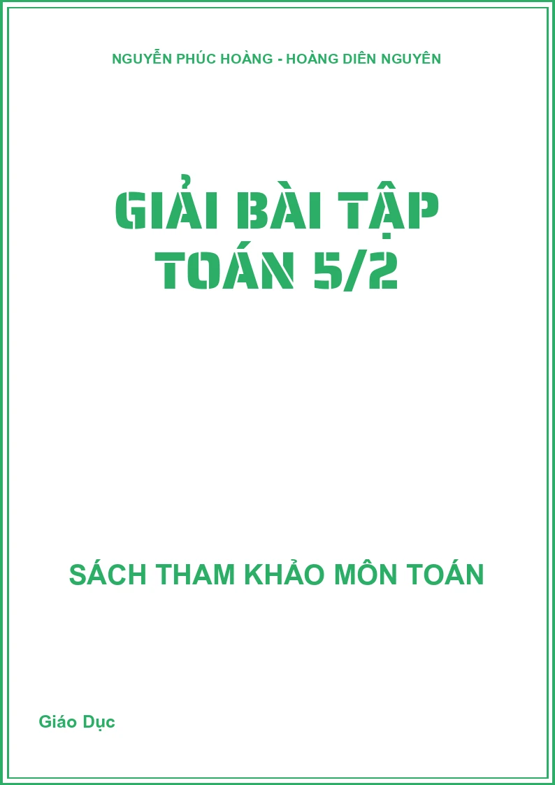 Giải bài tập toán 5/2