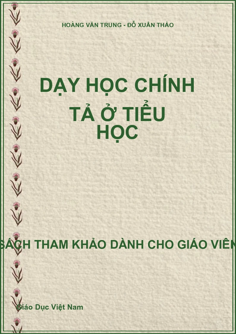 Dạy học chính tả ở tiểu học