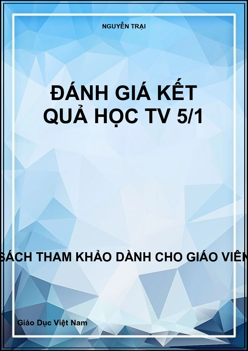 Đánh giá kết quả học TV 5/1