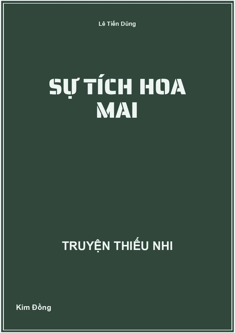 Sự tích hoa mai