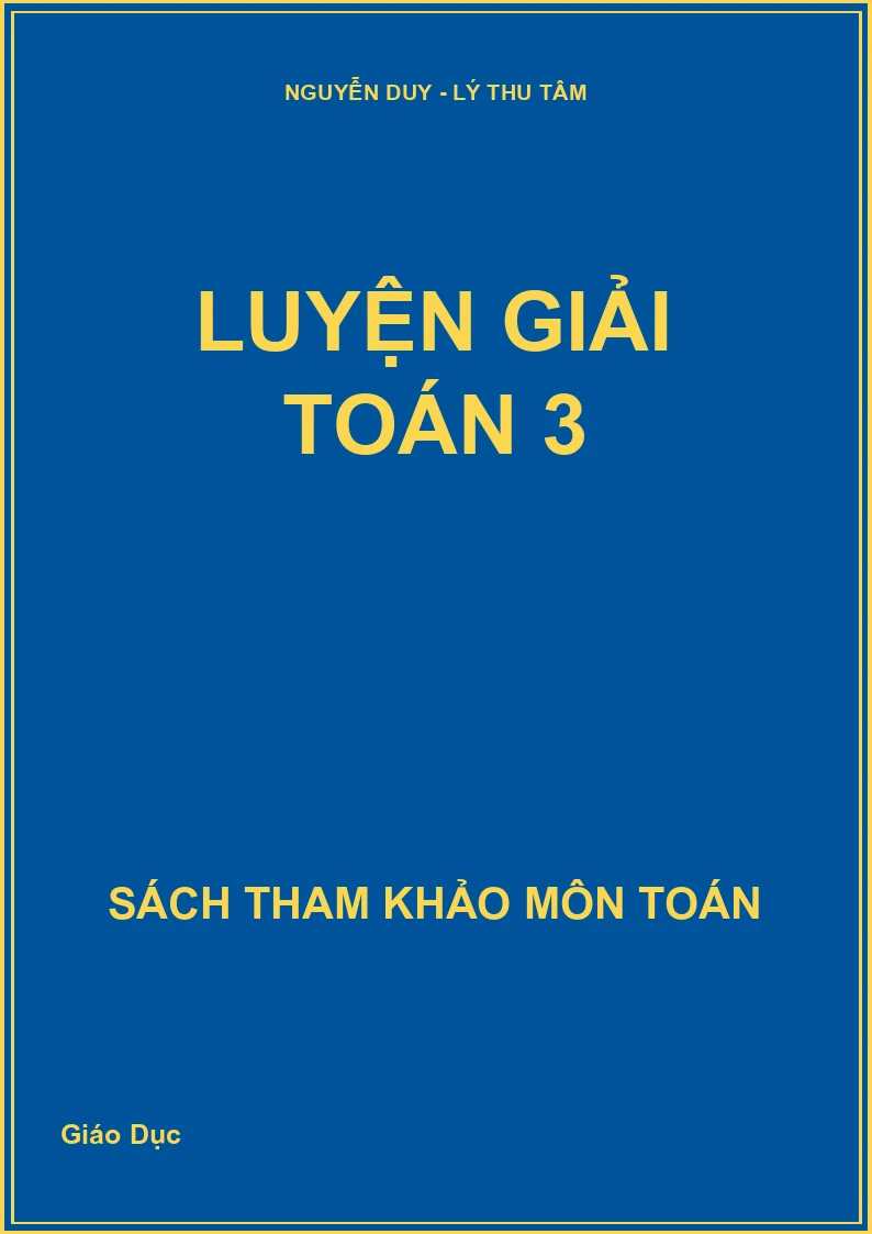 Luyện giải toán 3
