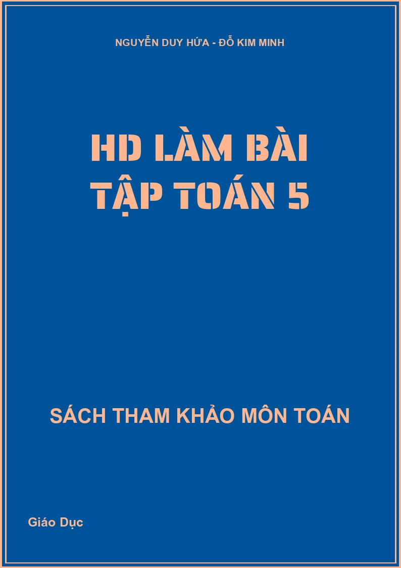 HD làm bài tập toán 5