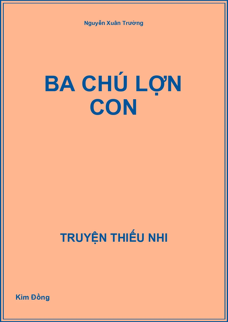 Ba chú lợn con