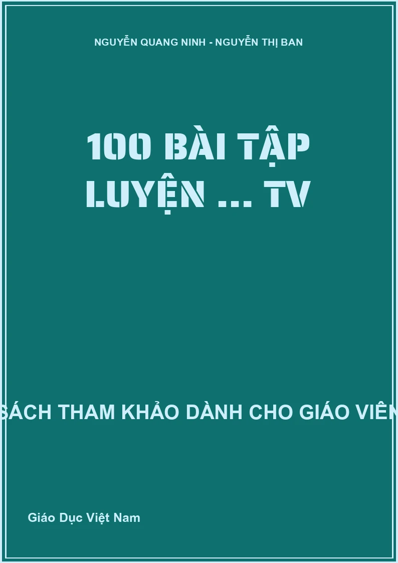 100 bài tập luyện … TV
