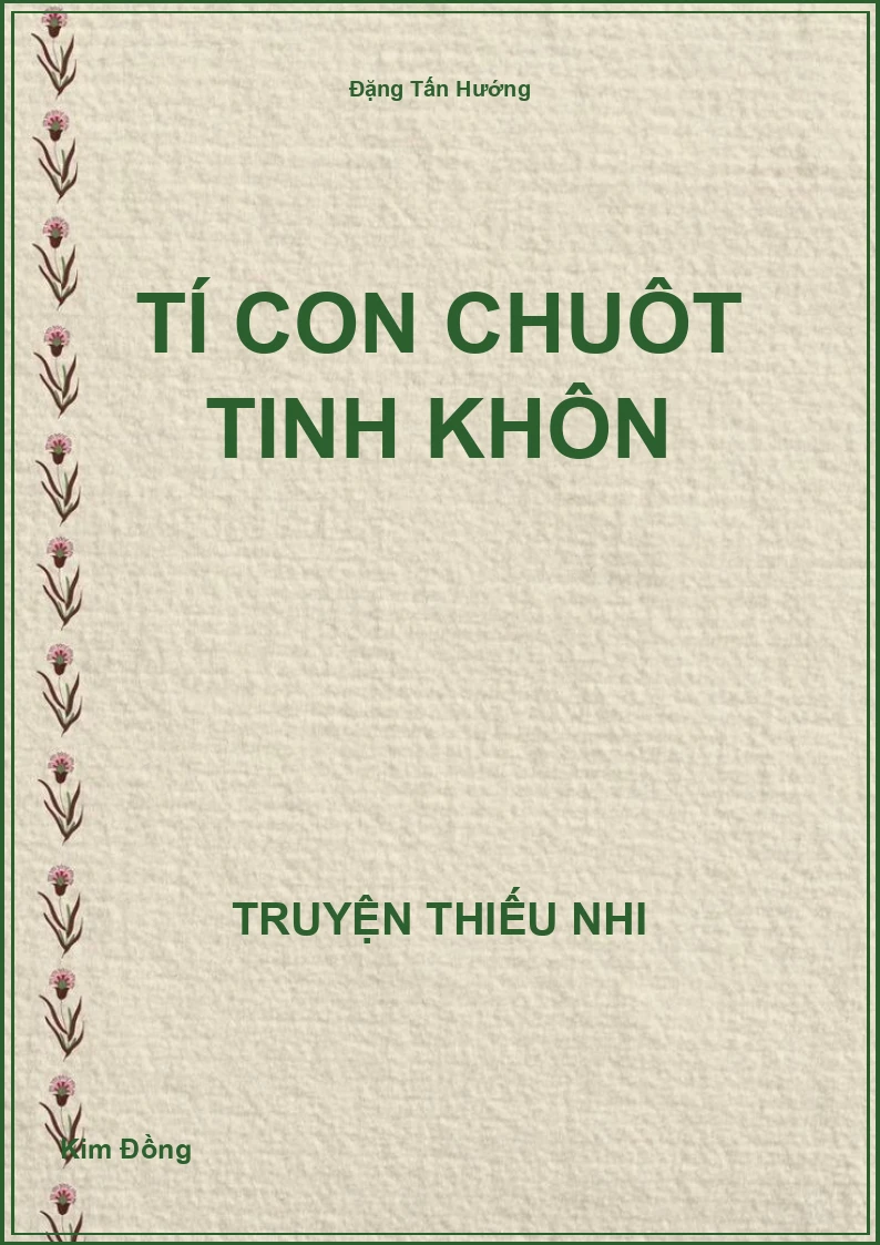 Tí con chuột tinh khôn