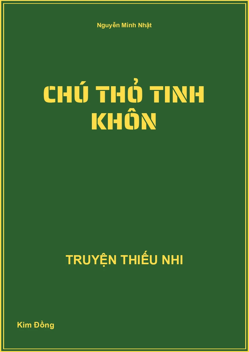 Chú thỏ tinh khôn