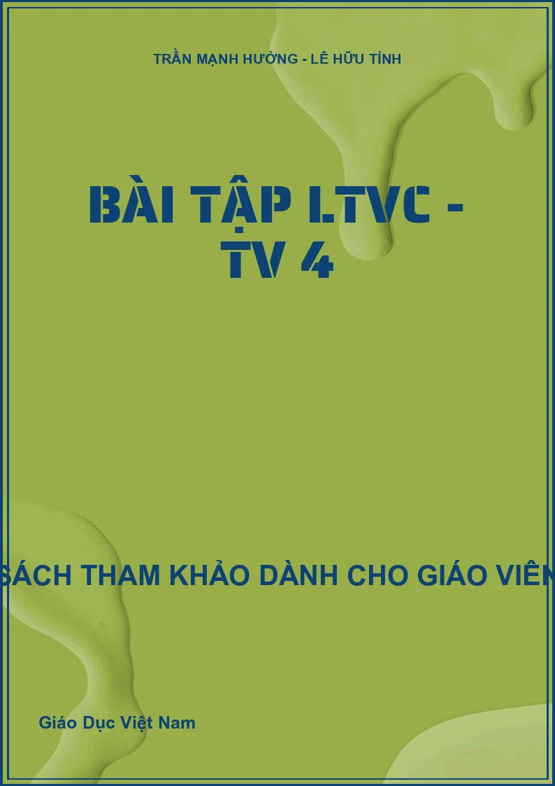 Bài tập LTVC - TV 4
