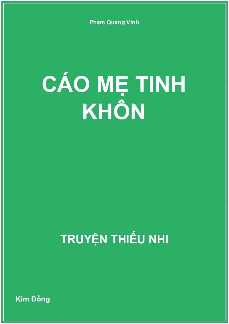 Cáo mẹ tinh khôn