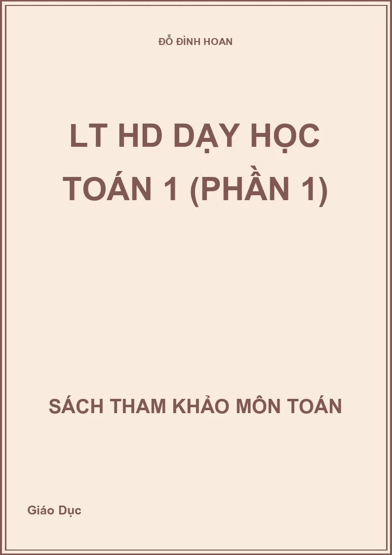 LT HD dạy học toán 1 (Phần 1)