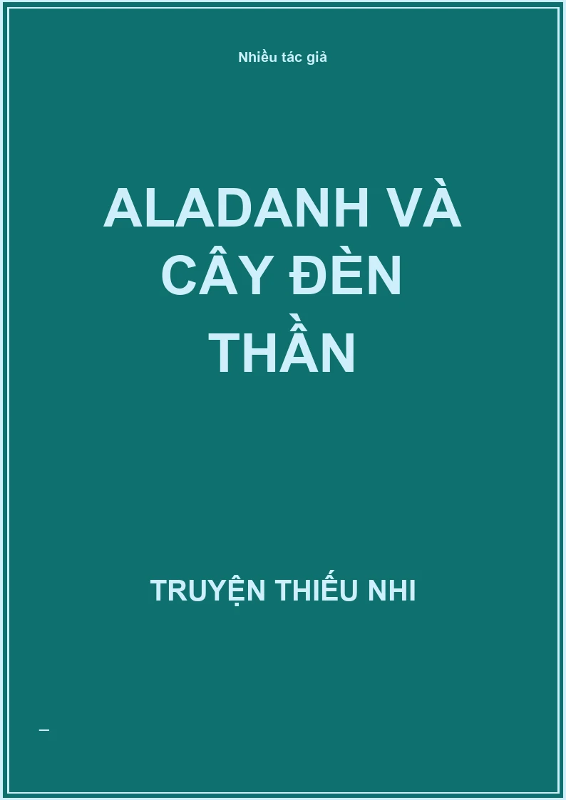 Aladanh và cây đèn thần