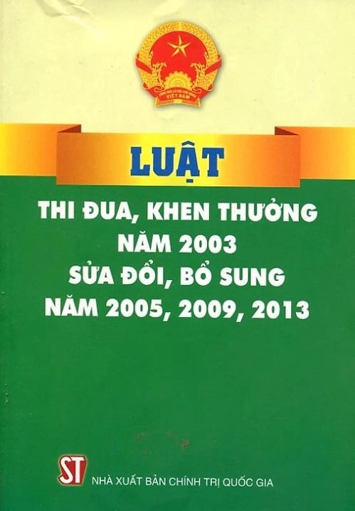 Luật thi đua, khen thưởng năm 2003 (Sửa đổi, bổ sung năm 2005, 2009, 2013)