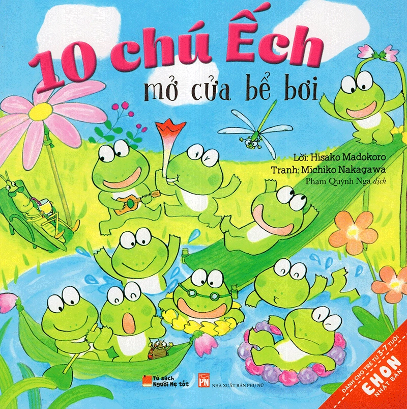 10 Chú ếch - Mở cửa bể bơi
