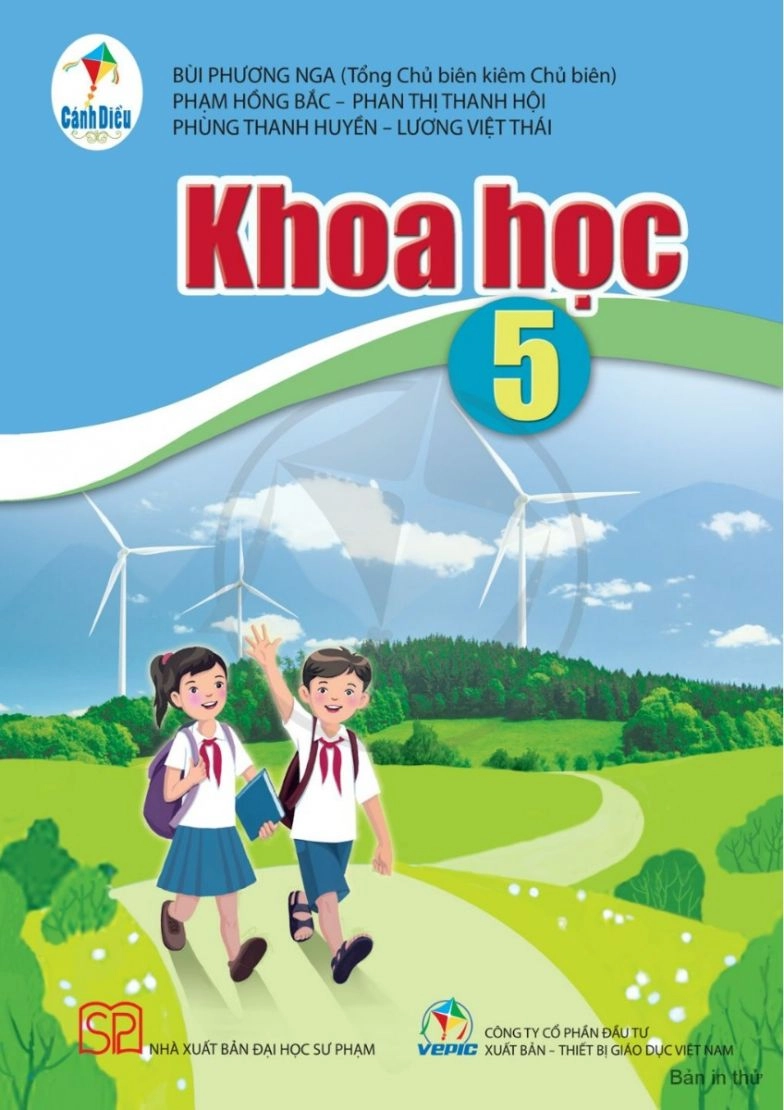 Sách giáo khoa Khoa học 5 - Bản mẫu (Cánh diều)