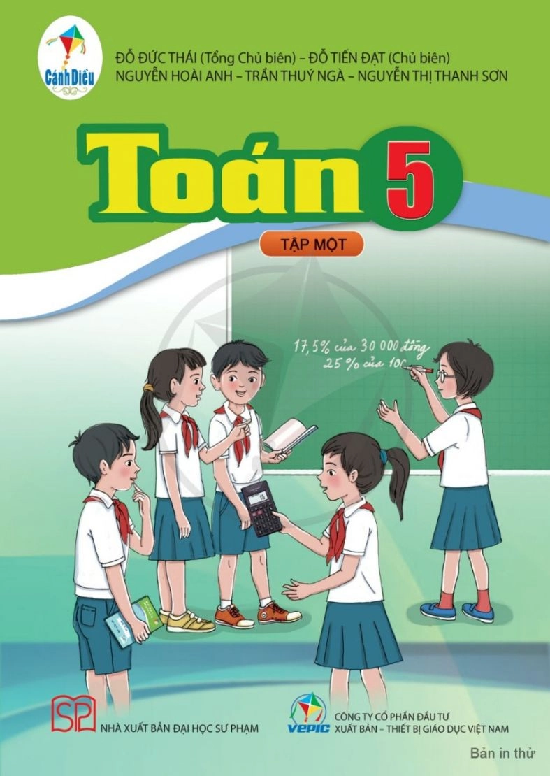 Sách giáo khoa Toán 5 (Tập 1) - Bản mẫu (Cánh diều)