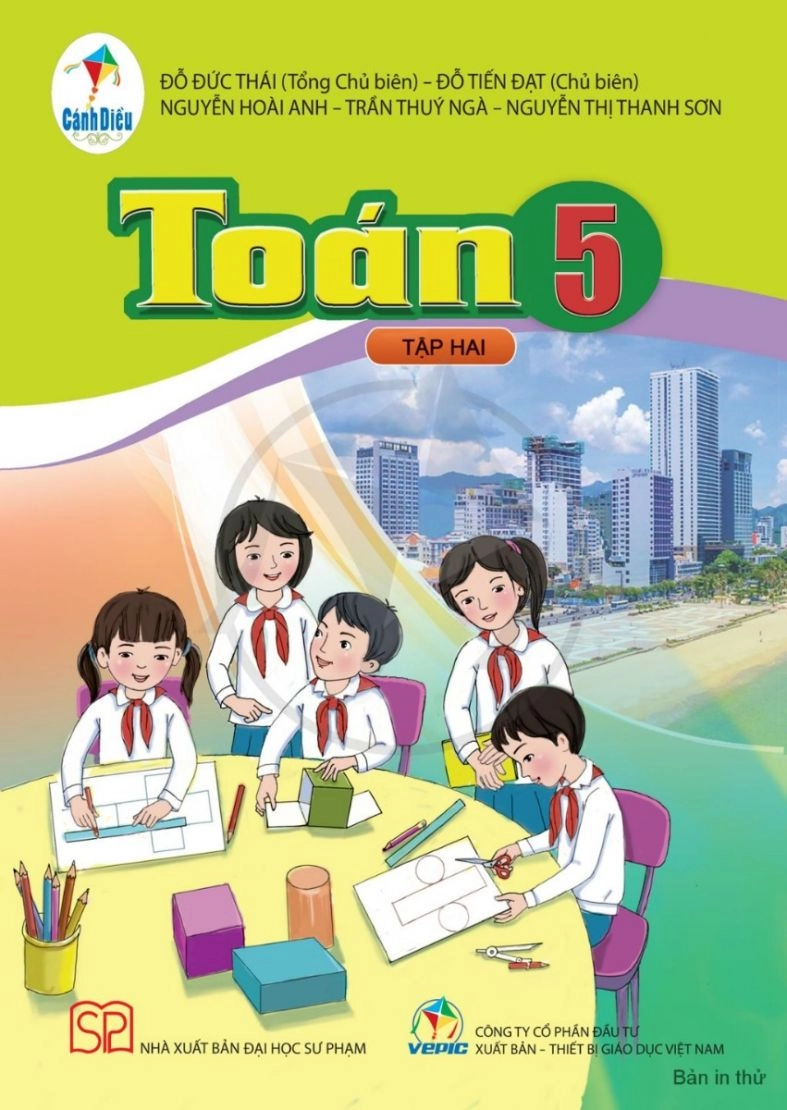 Sách giáo khoa Toán 5 (Tập 2) - Bản mẫu (Cánh diều)