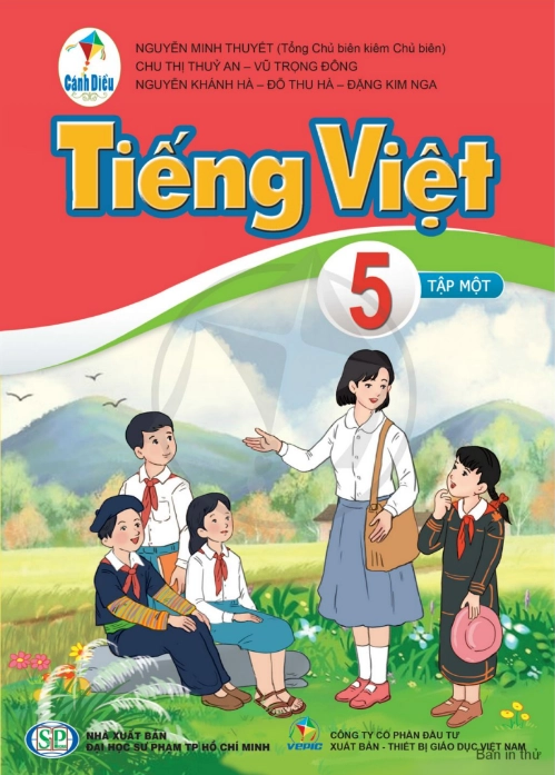 Sách giáo khoa Tiếng Việt 5 (Tập 1) - Bản mẫu (Cánh diều)