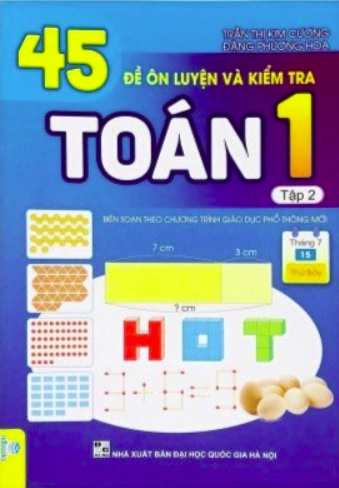 45 Bộ đề bài tập trắc nghiệm Toán lớp 1