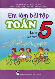 Em làm bài tập Toán lớp 5