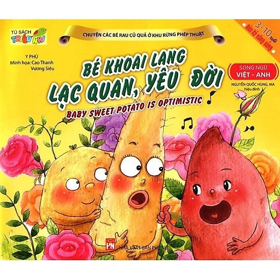 Bé khoai lang lạc quan, yêu đời