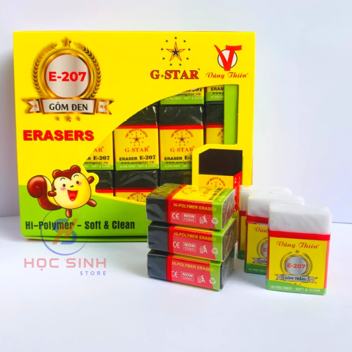 Hộp tẩy đen - trắng