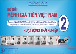 Bộ thẻ mệnh giá tiền Việt "TNXH"
