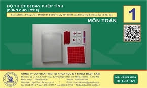 Bộ thiết bị dạy phép tính lớp 1