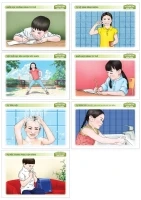 Bộ tranh tự chăm sóc bản thân  (HS)