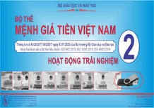 Bộ thẻ mệnh giá tiền Việt "HĐTN"