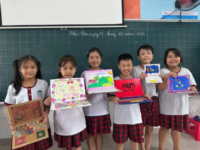 STEM: sáng tạo “Bộ dụng cụ luyện gõ phím”